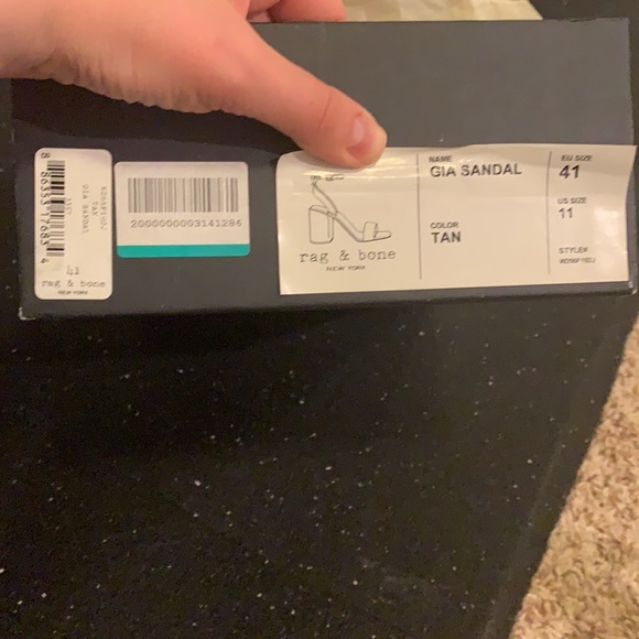 Rag and Bone Tan Gia sandals - Picture 5 of 6